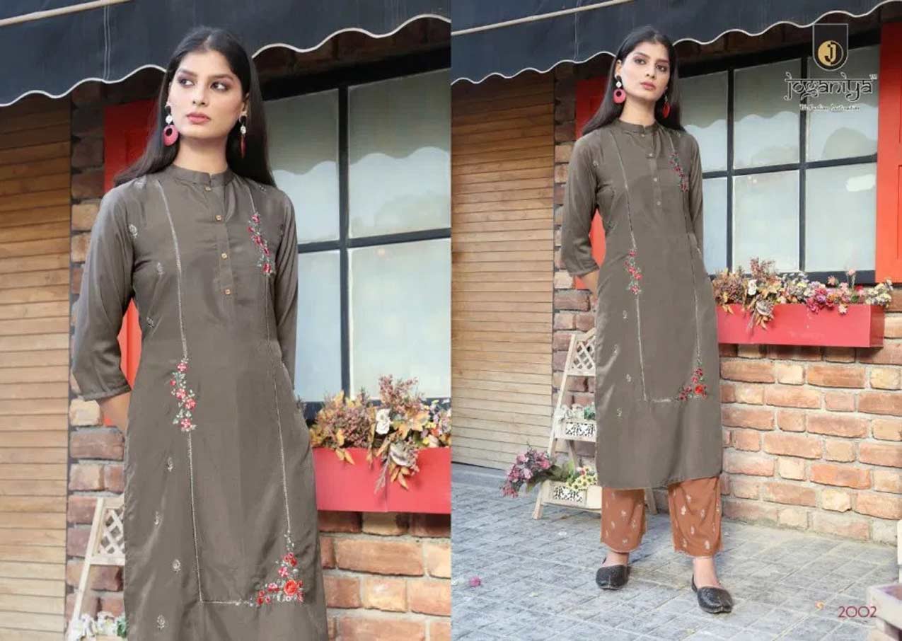 Joganiya Blush Vol-1 Muslin Kurti with Pant Joganiya Blush Vol-1 Muslin Kurti with Pant
